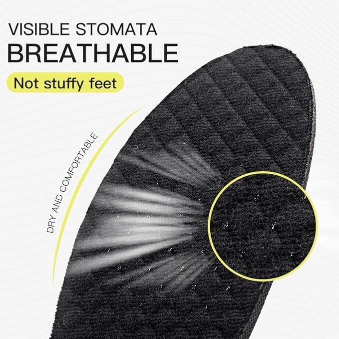 Height Increasing Shoes Insoles For Men And Women, 4-Layer Air Cushion Heel